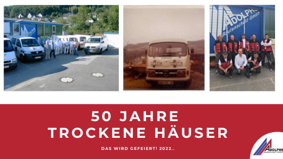 50 Jahre Adolphs Bautenschutz Firmenjubiläum