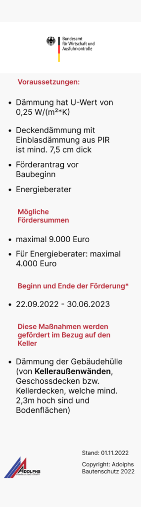 Kellersanierung Förderung - Übersicht Kellerförderungen - 2