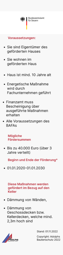 Kellersanierung Förderung - Übersicht Kellerförderungen - 4